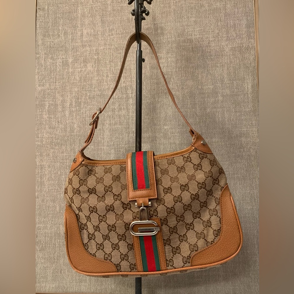 Jackie Cloth Gucci Handbag